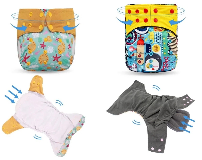 Карманная ткань подгузника