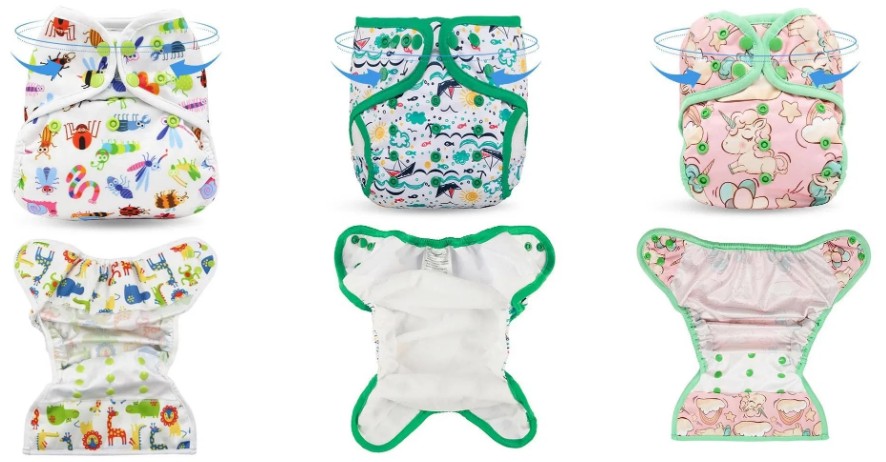  Детские чехлы подгузников и обертывания